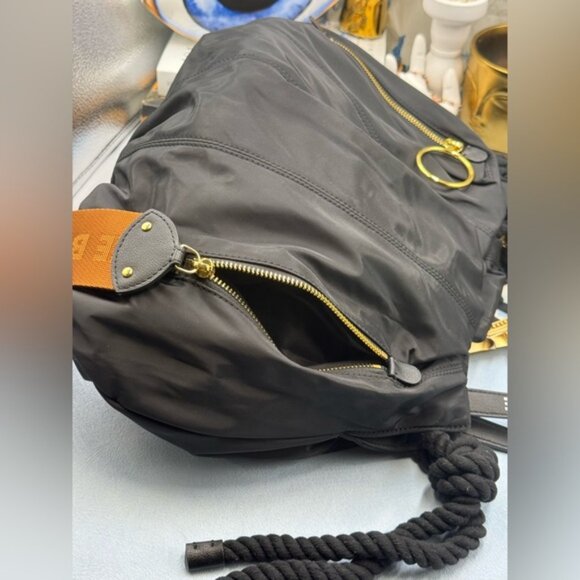 🆕 SEE BY CHLOE 🧿 NWOT Flo Shoulder Bag, Black Nylon - Picture 11 of 16